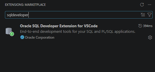 Oracle SQL Developer Extension for VS Code